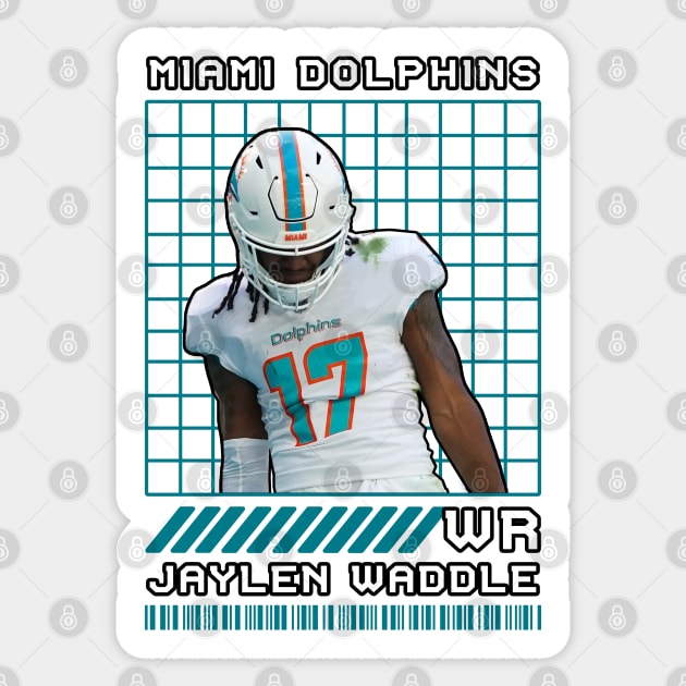 JAYLEN WADDLE - WR - MIAMI DOLPHINS Sticker by Mudahan Muncul 2022